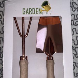 🌱✨ Copper Garden Tools Kit - Trowel & Rake 2 Piece Set by Garden Party ✨